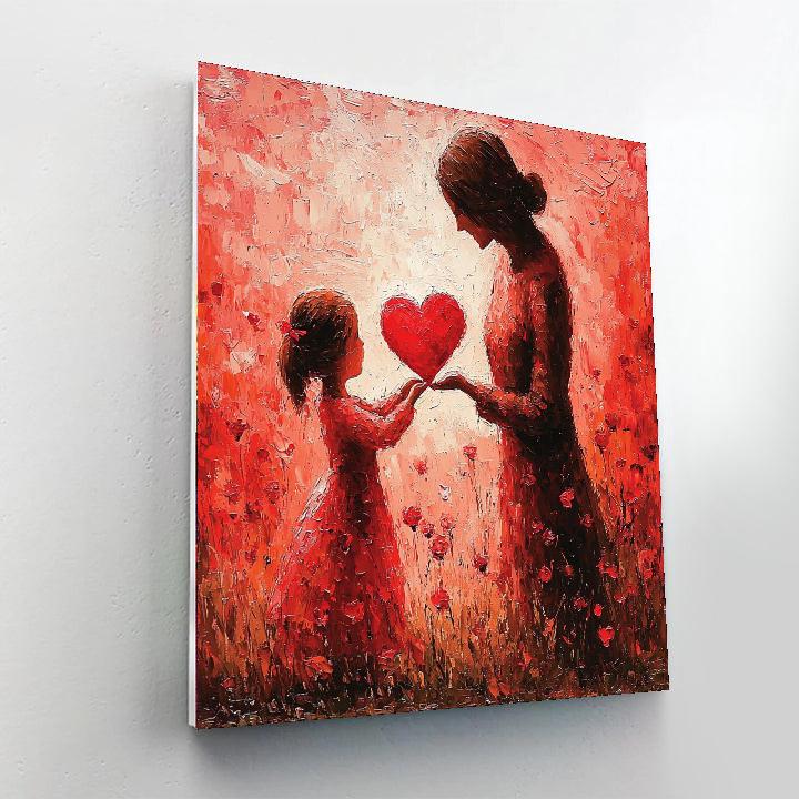 Little Hands, Big Heart Painting By Numbers Kit