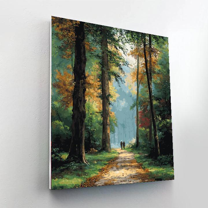Gentle Forest Walk Numbered Painting Kits