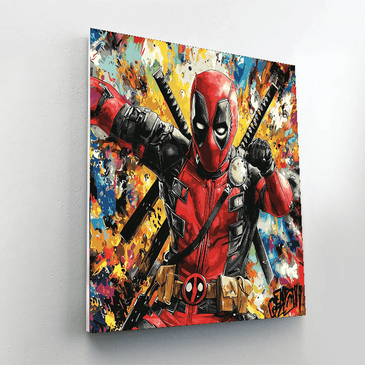 Ryan Reynolds: The Charismatic Deadpool Of Laughter Numbered Painting Kits