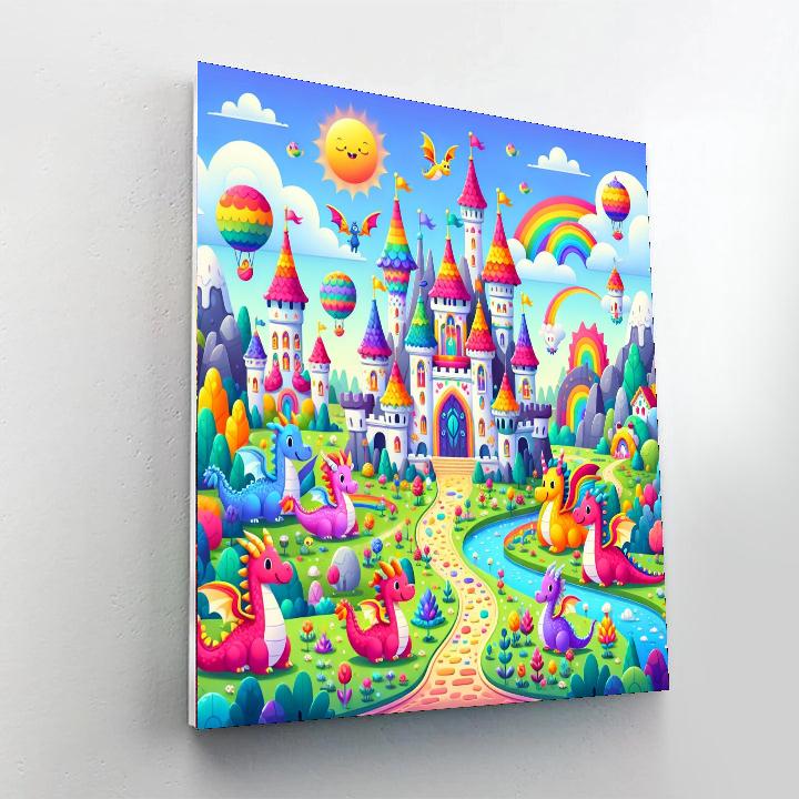 Adventures In Fairy Tale Kingdom DIY Paint By Numbers