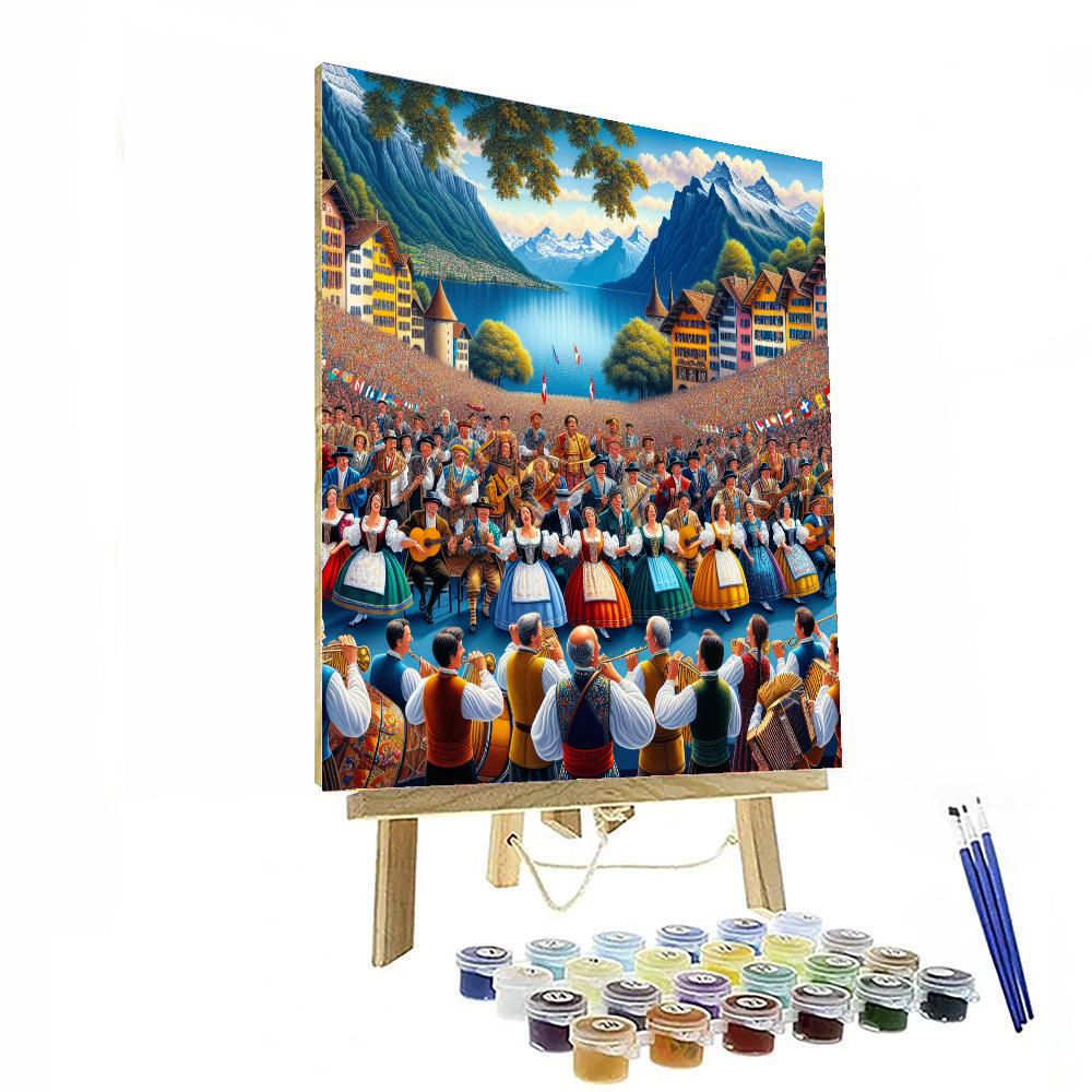 Fête Des Vignerons - Vevey, Switzerland Paint By Number