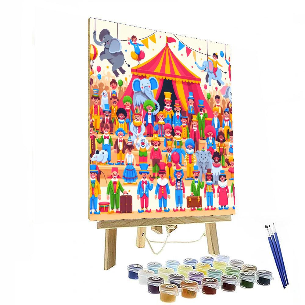 Circus Wonder Paint By Numbers Art