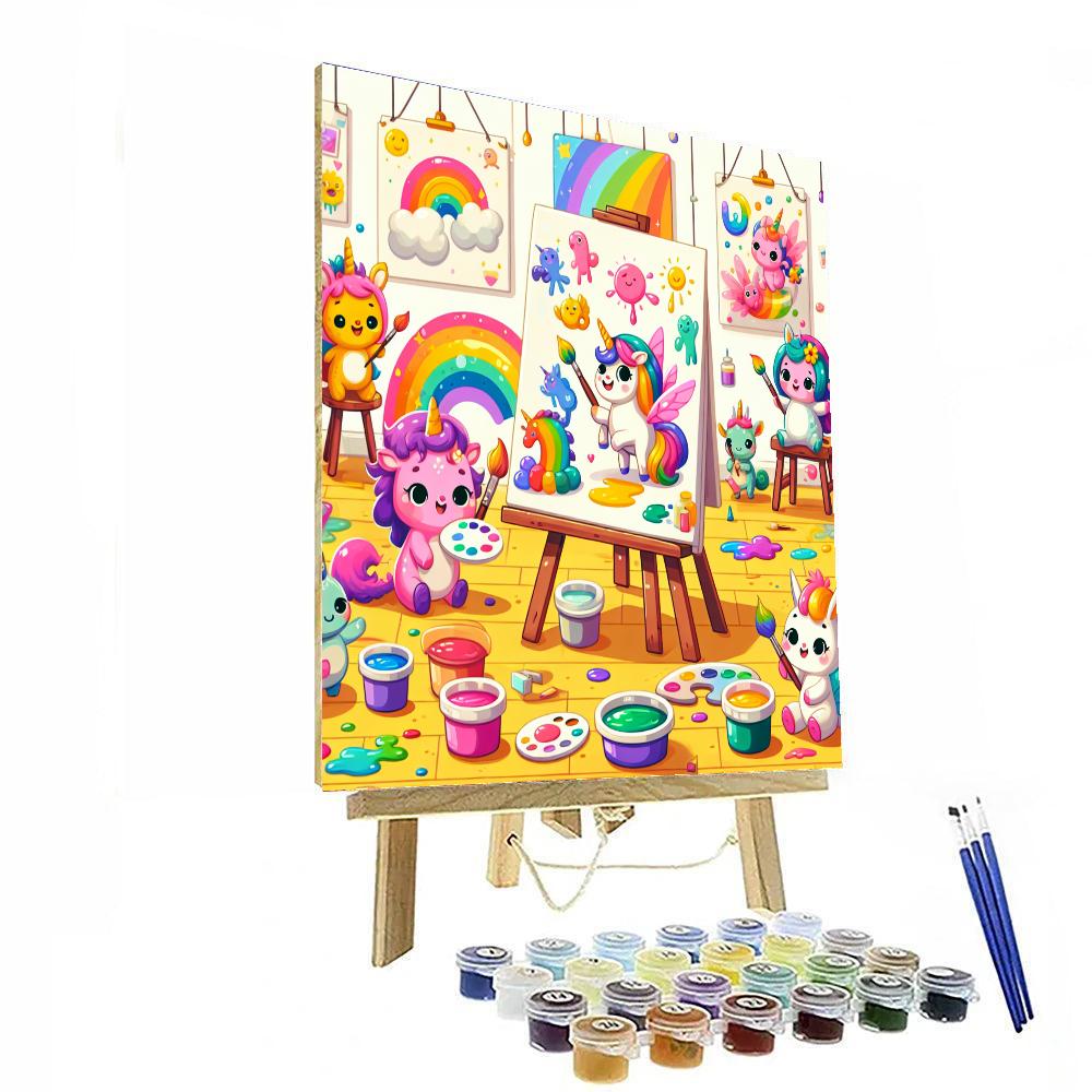 Magical Creatures Art Studio DIY Paint By Numbers