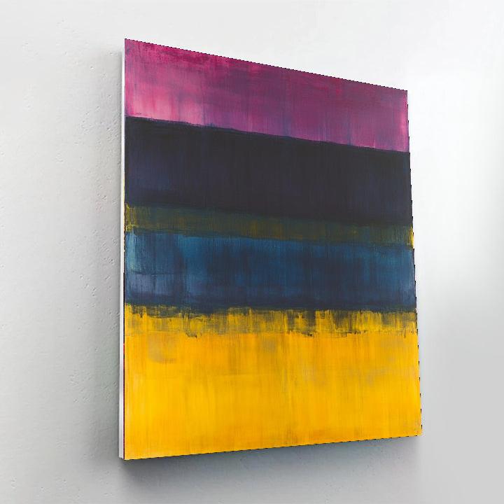 Mark Rothko Inspired Temporal Shift  Paint By Numbers