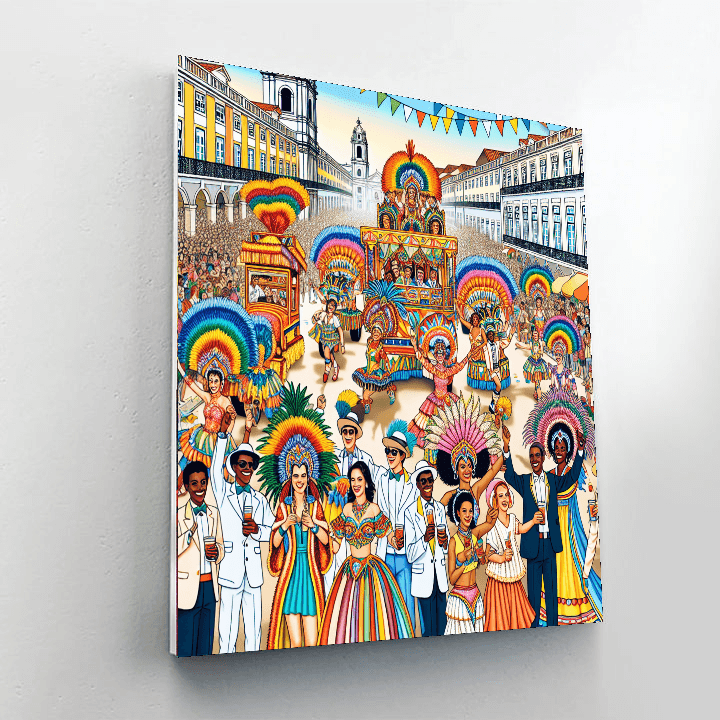 Lisbon Carnival - Portugal Numbered Painting Kits