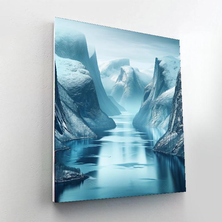 Nordic Tranquil Fjord Paint By Numbers