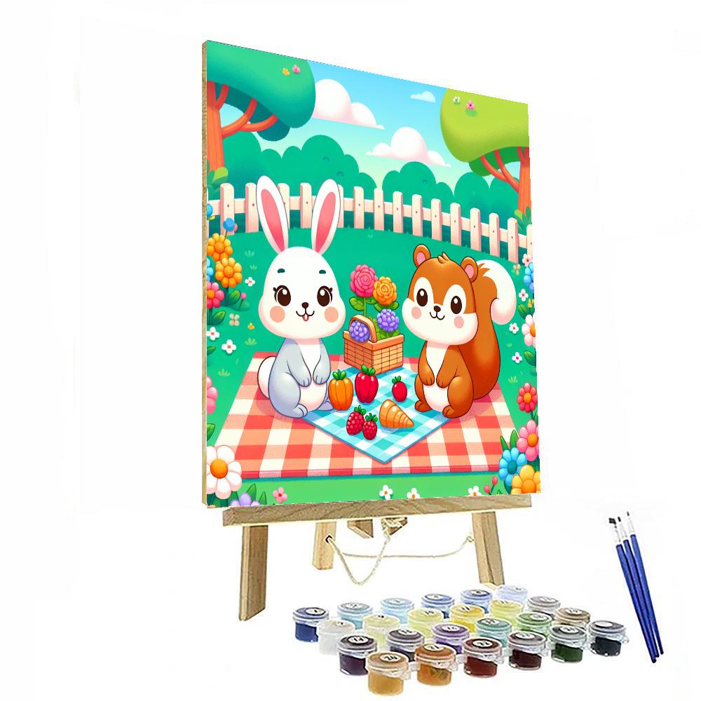 Garden Picnic With Friends Paint By Numbers Kits