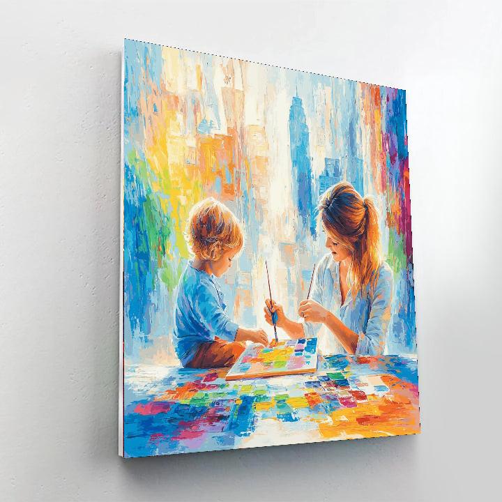 Treasured Moments Together Number Painting