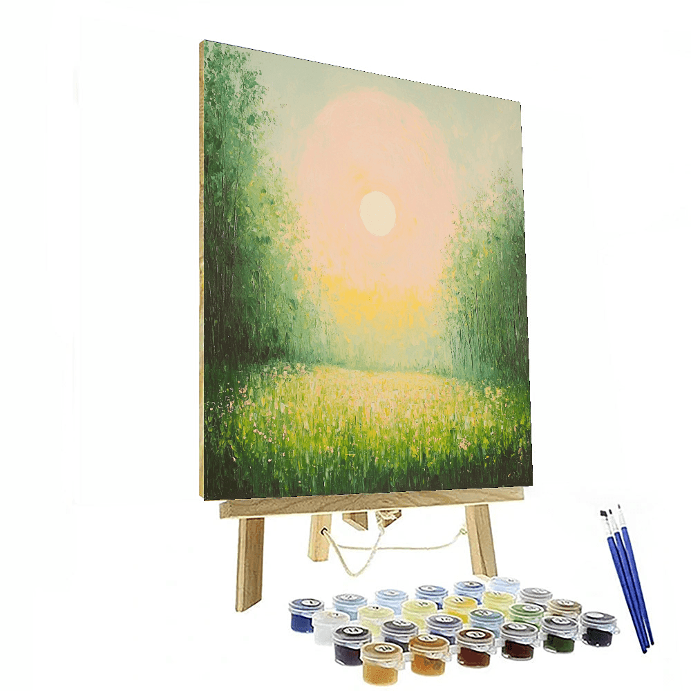 Claude Monet Inspired Pastel Serenity  Paint By Number
