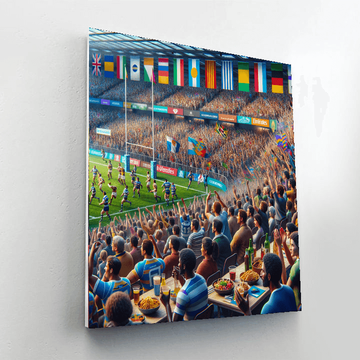 Rugby Sevens - Hong Kong Number Painting