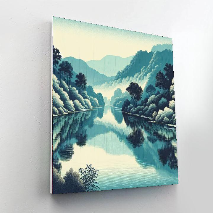 River Of Reflections Paint By Numbers