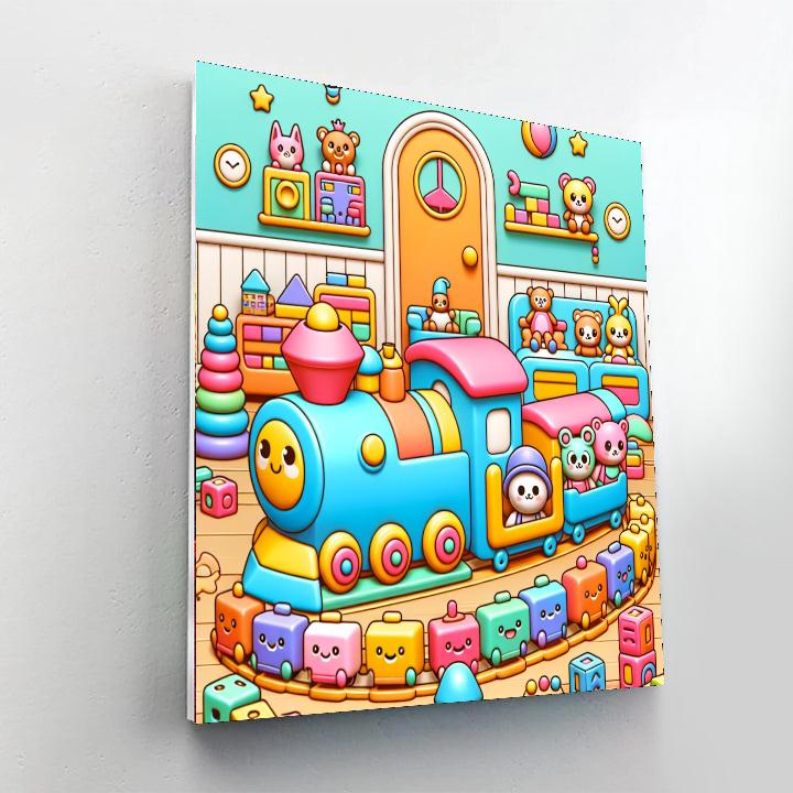 Fantasy Toy Land Painting Number Kit