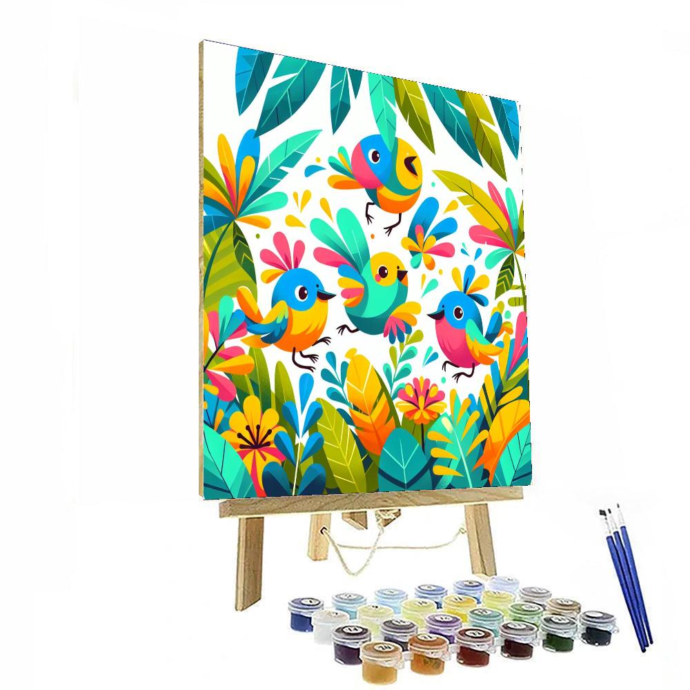 Feathered Fiesta Numbered Painting Kits
