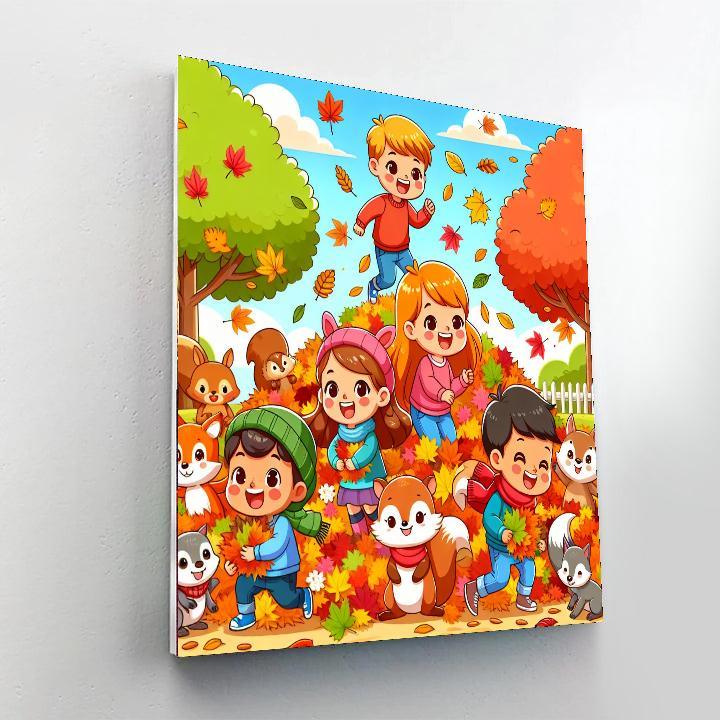Colorful Autumn Adventure Paint By Number