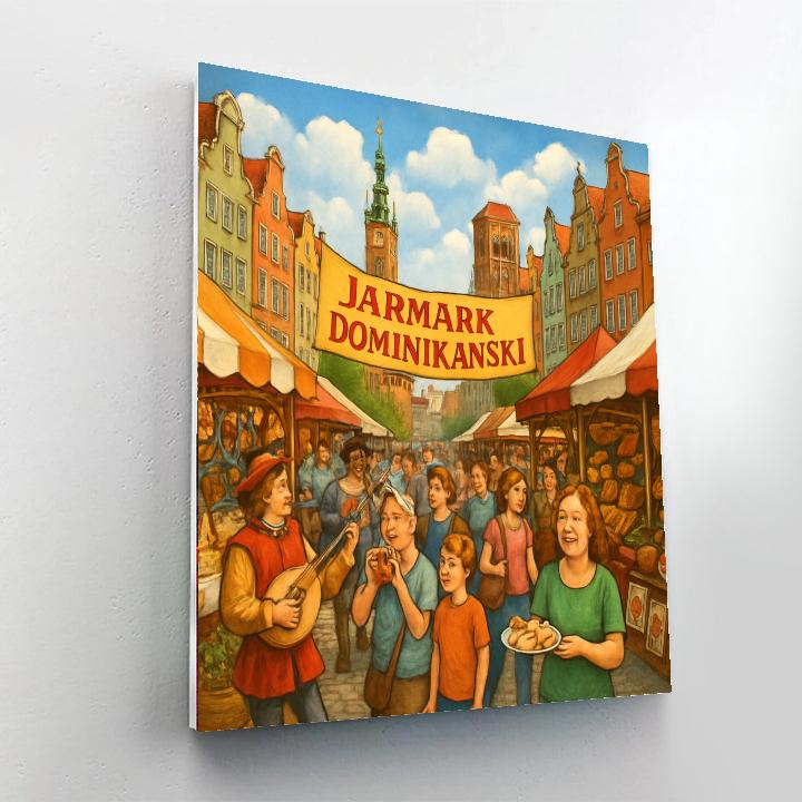 Gdańsk St. Dominic's Fair - Poland Paint By Color
