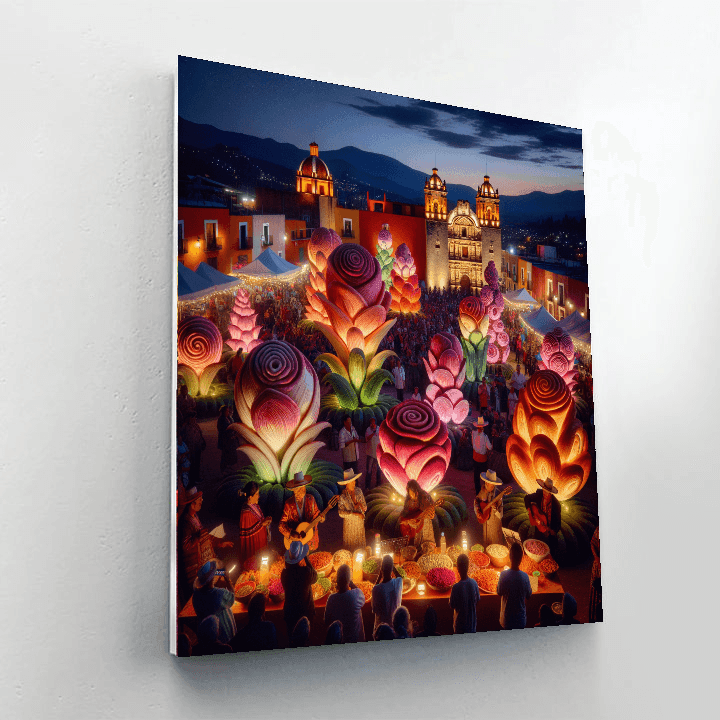 Noche De Los Rabanos - Mexico Painting By Numbers Kit