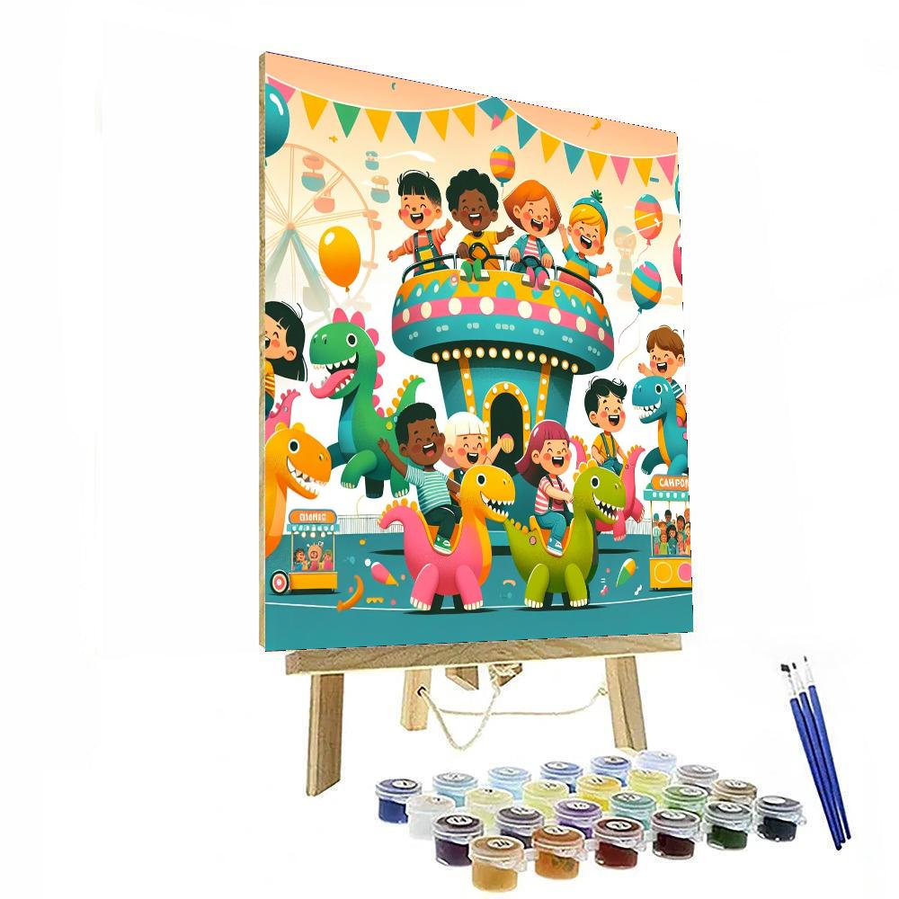 Dino Funland Adventure Paint By Number