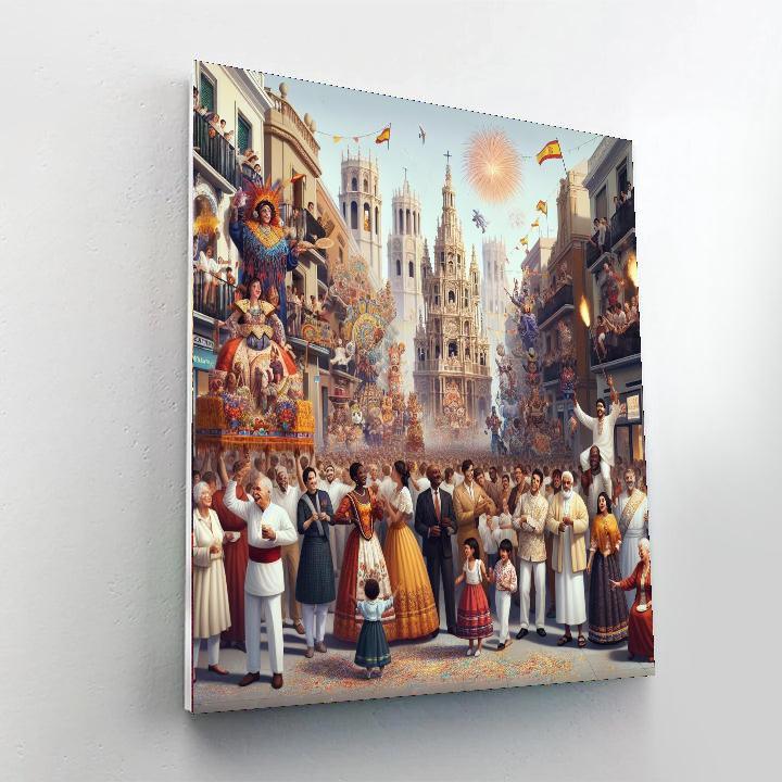 Valencia Las Fallas - Spain Paint By Numbers