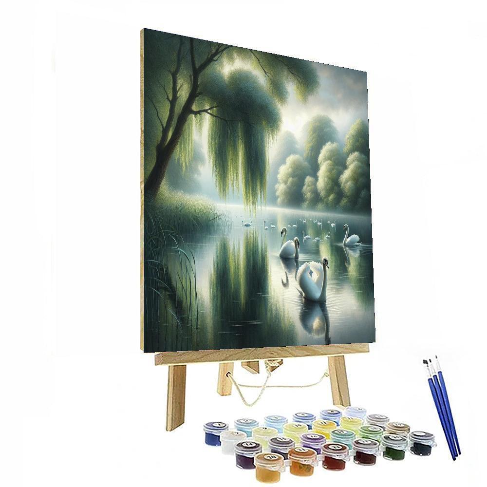Serenade Of The Swans Paint By Color