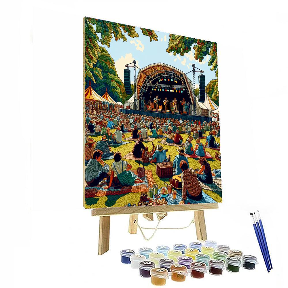 Folk Music Festival Paint By Numbers Kits