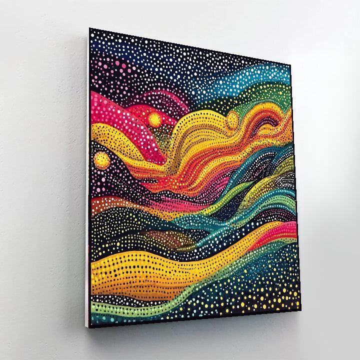 Yayoi Kusama Inspired Symphony Of Spirals  Paint By Number