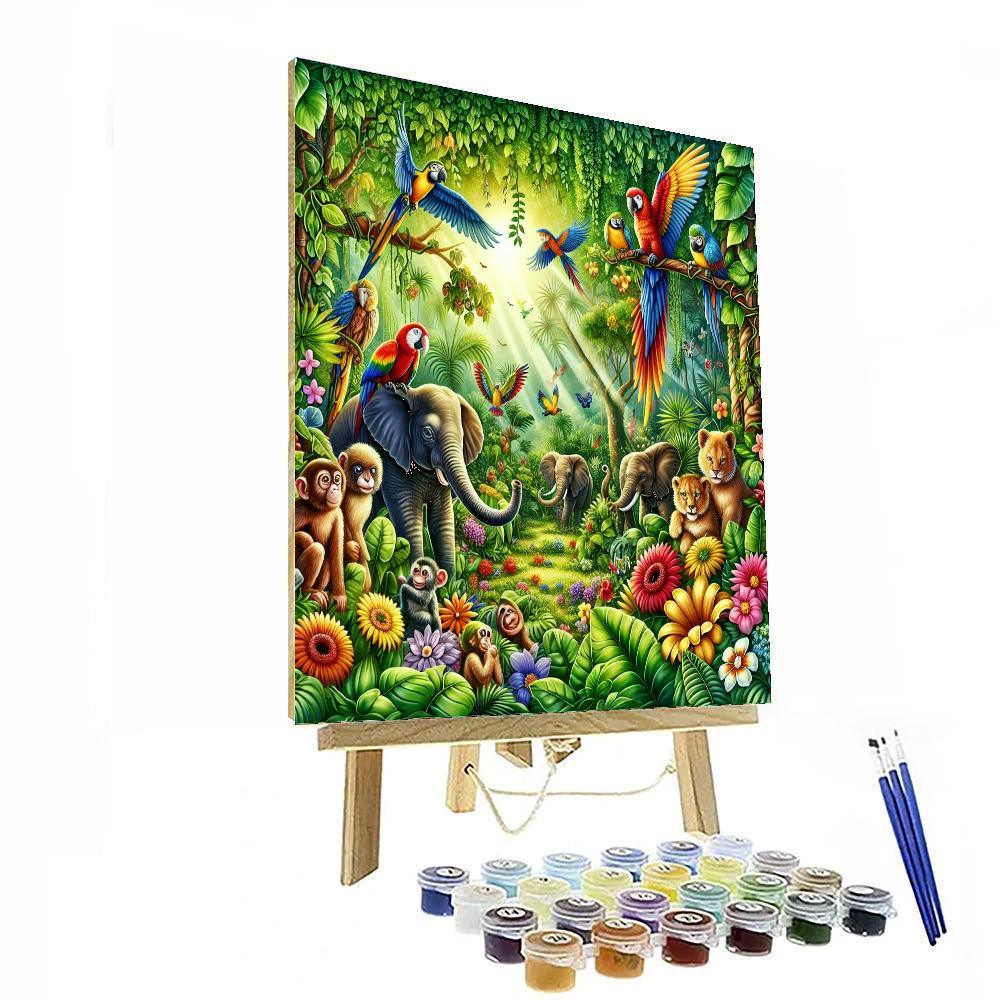 Fantasy Jungle Expedition Numbered Painting Kits