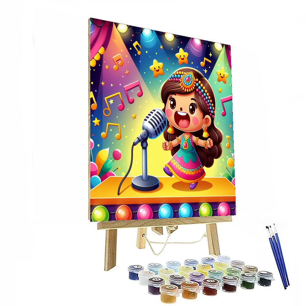 Super Star Singers Painting Number Kit