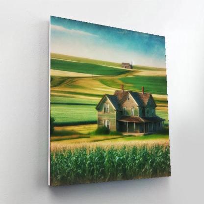 Nostalgic Rural Farmhouse DIY Paint By Numbers