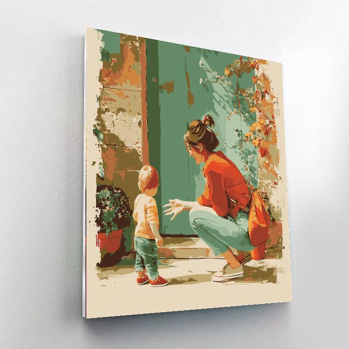 First Steps Into A Mother's World Paint By Number