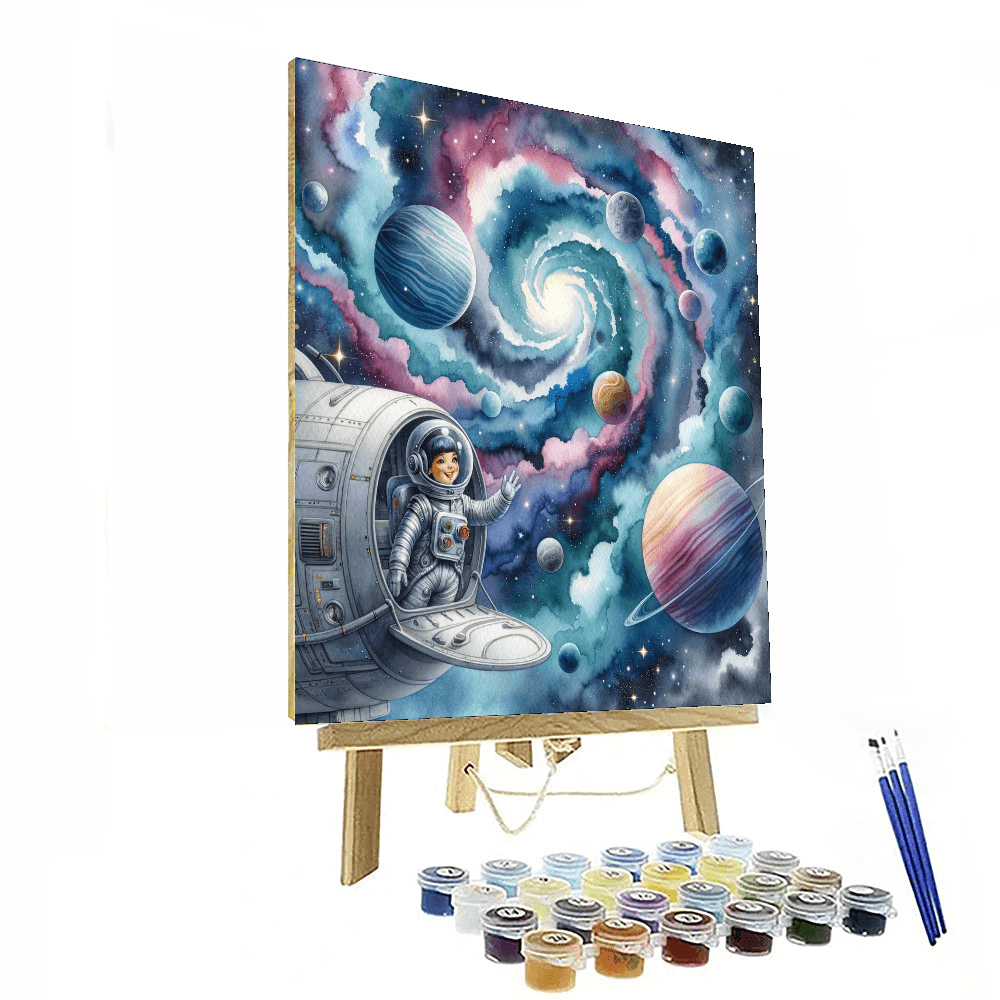 Galactic Explorers - DIY Painting By Numbers Kit