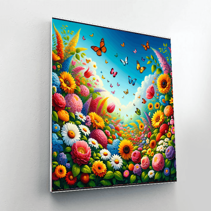 Sunny Garden Fiesta Paint By Number