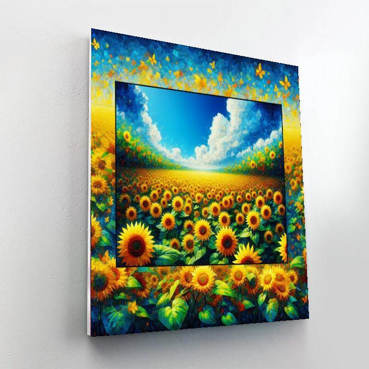Summer Bloom Painting By Numbers Kit
