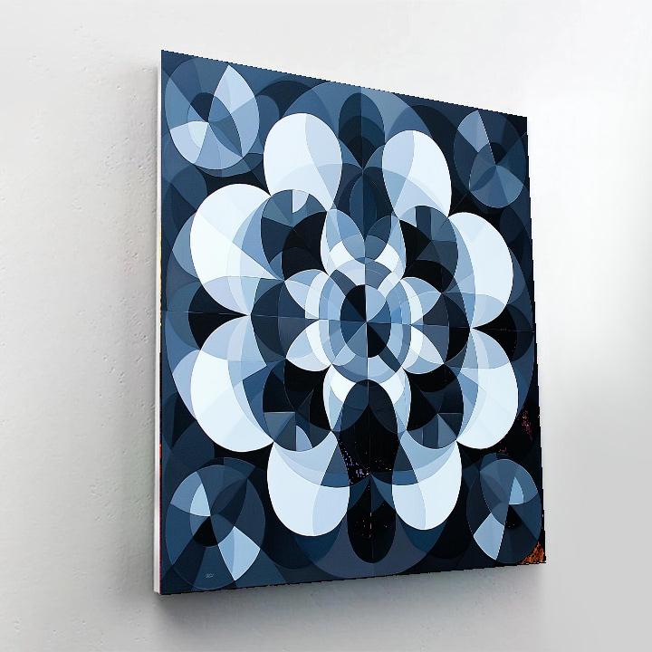 M.C. Escher Inspired Symmetrical Worlds  Numbered Painting Kits