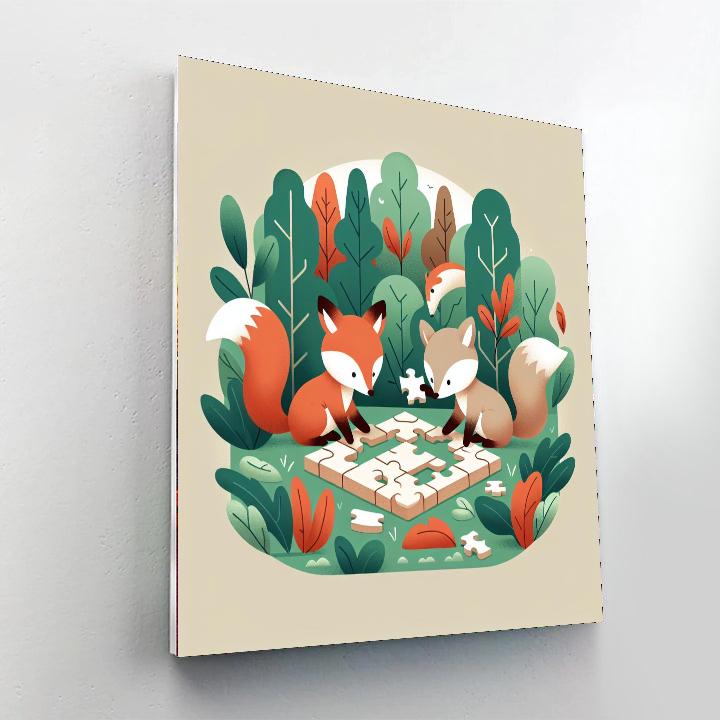 Clever Critters Numbered Painting Kits