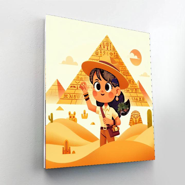 Adventure Through Egypt Numbered Painting Kits