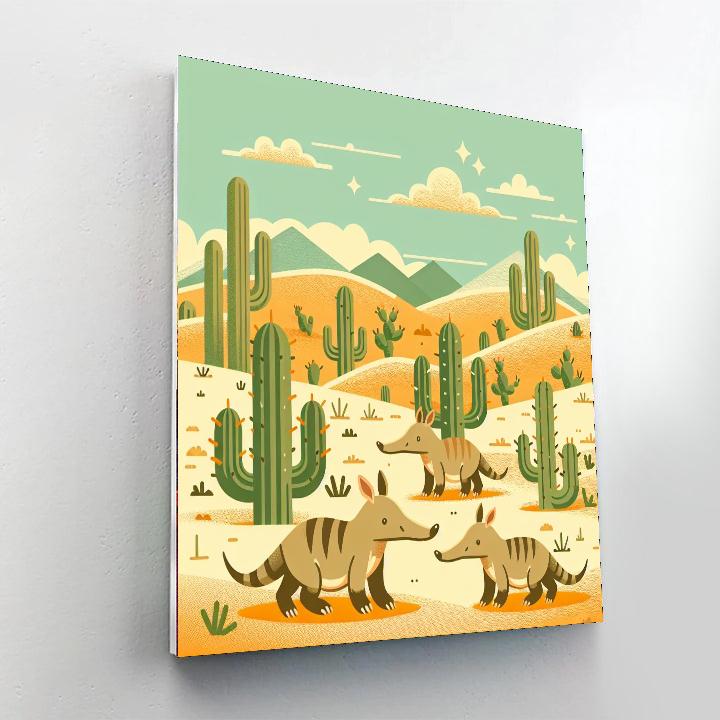 Adventure With Aardvarks Paint By Numbers Art