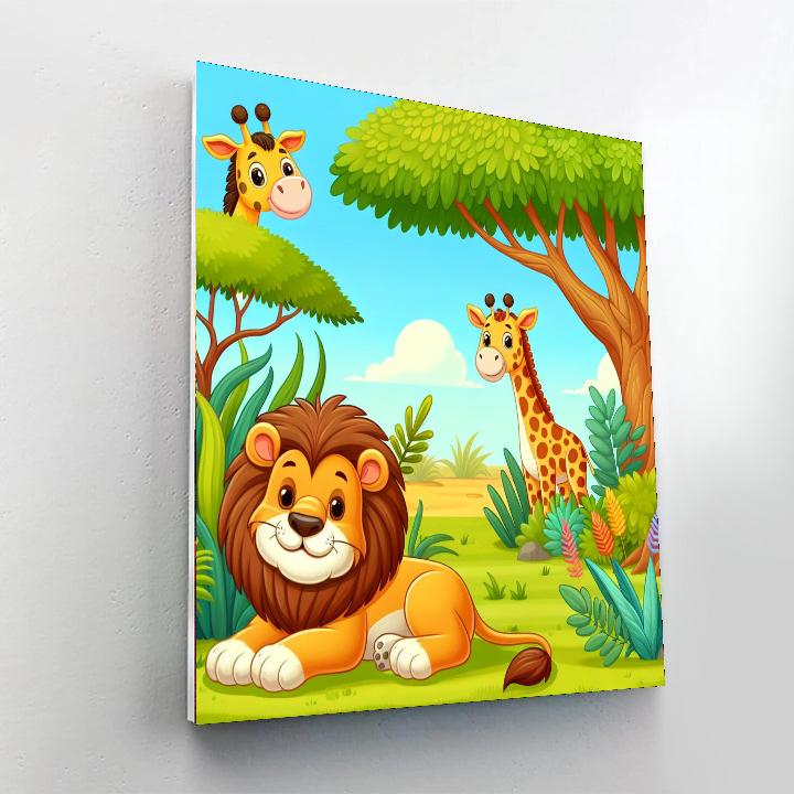 Creative Safari Adventure Numbered Painting Kits