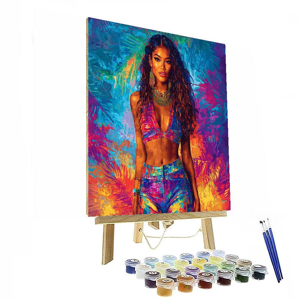 Zendaya: The Evolving Starlet Numbered Painting Kits