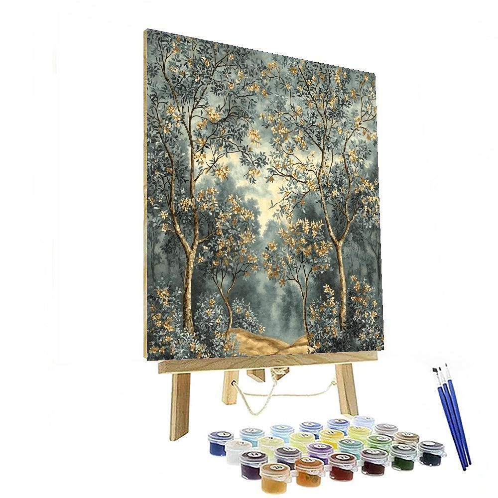 Leonardo Da Vinci Inspired Mystical Grove  Paint By Number