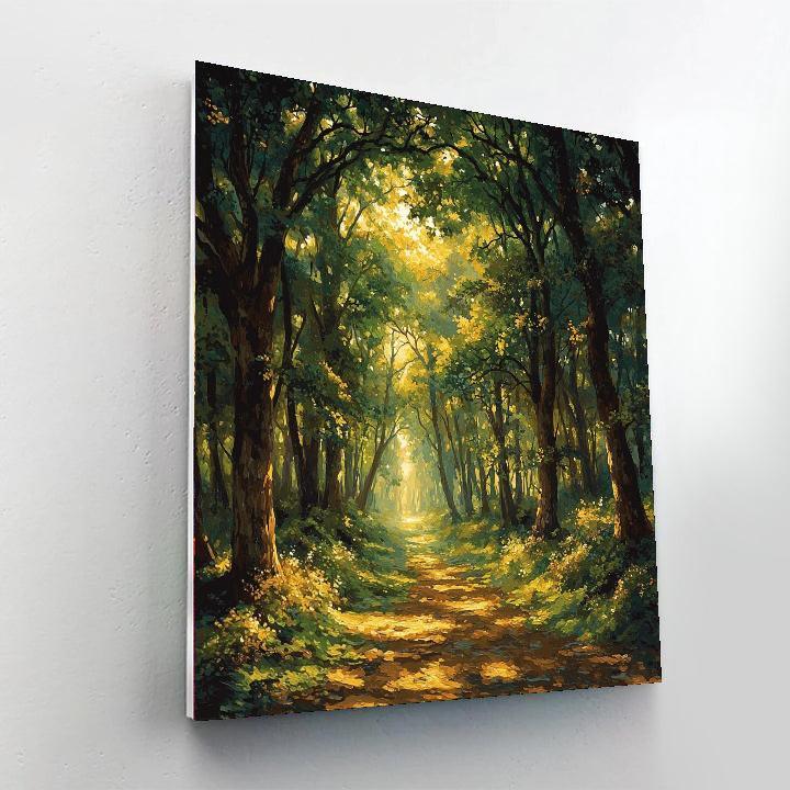 Rembrandt Inspired Baroque Forest Majesty  Paint By Numbers
