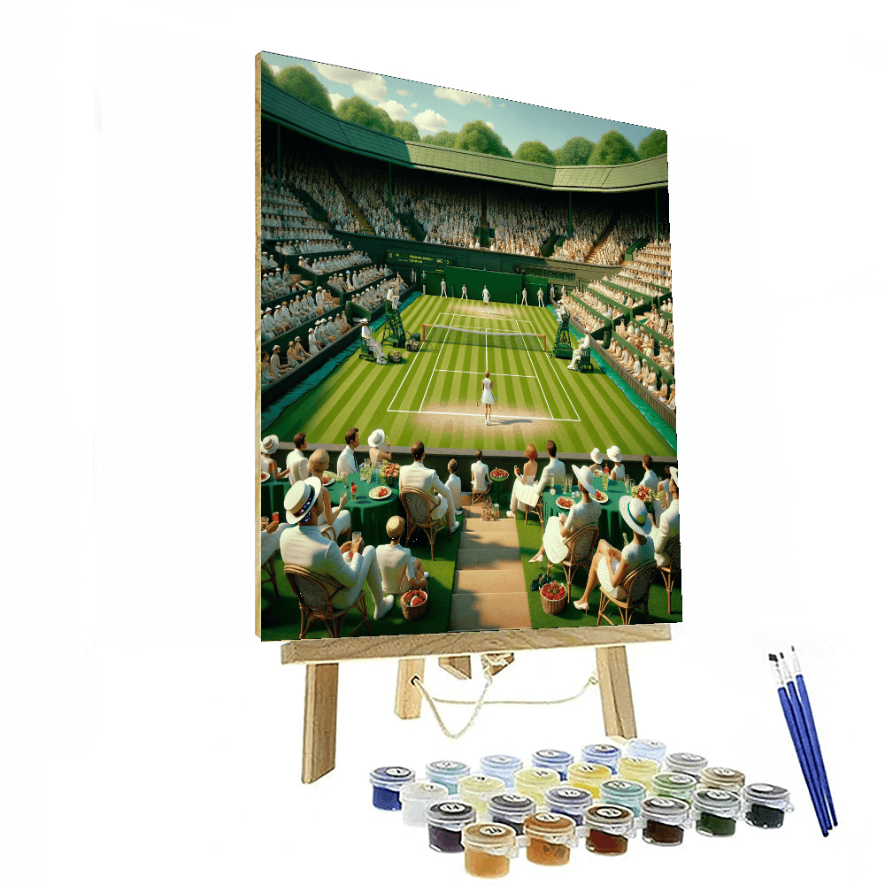 Wimbledon Tennis Championships - England Number Painting