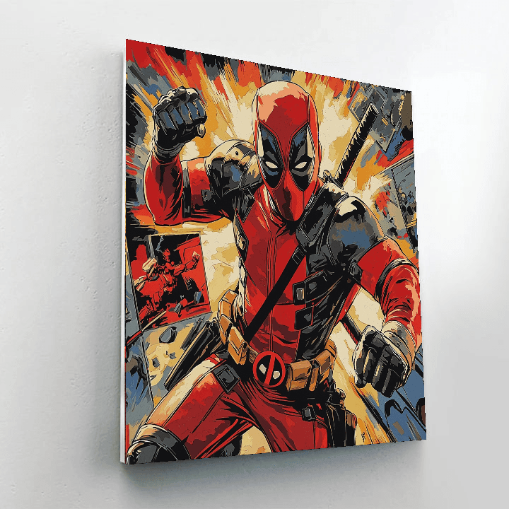 Ryan Reynolds: The Hilarious Heroism Of Deadpool Paint By Numbers