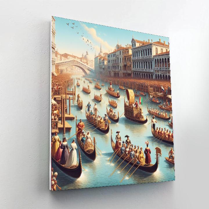 Regata Storica - Venice Paint By Color