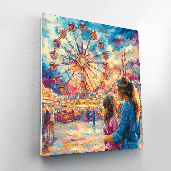 Magic Moments At The Fair Numbered Painting Kits