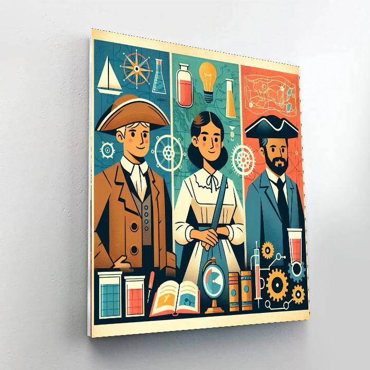 Historic Heroes Adventure Painting By Numbers Kit