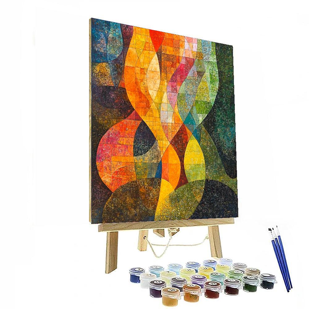 Paul Klee Inspired Chords Of Color  Painting Number Kit