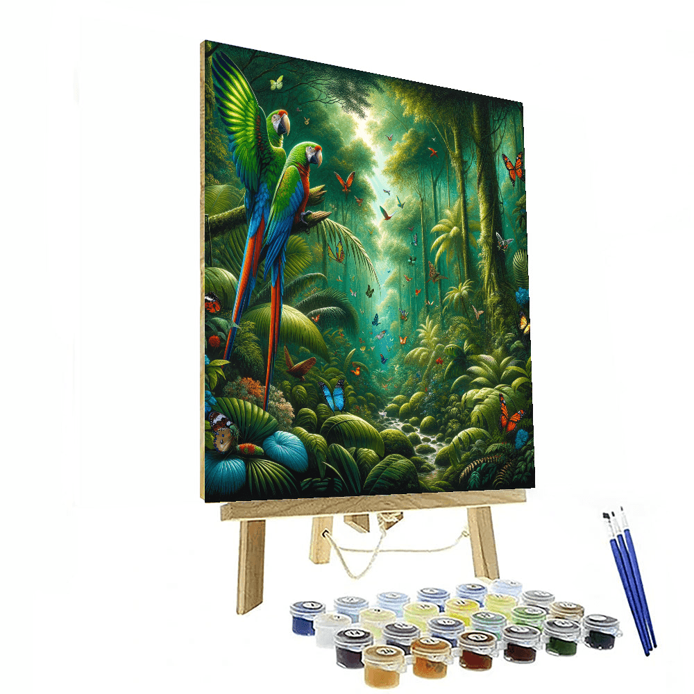 Rainforest Radiance Paint By Numbers Kits