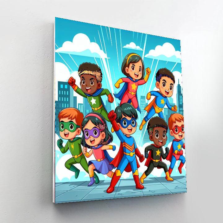 Superhero Universe Painting By Numbers Kit