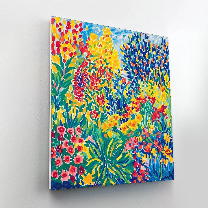 Henri Matisse Inspired Radiant Garden Of Joy  Number Painting