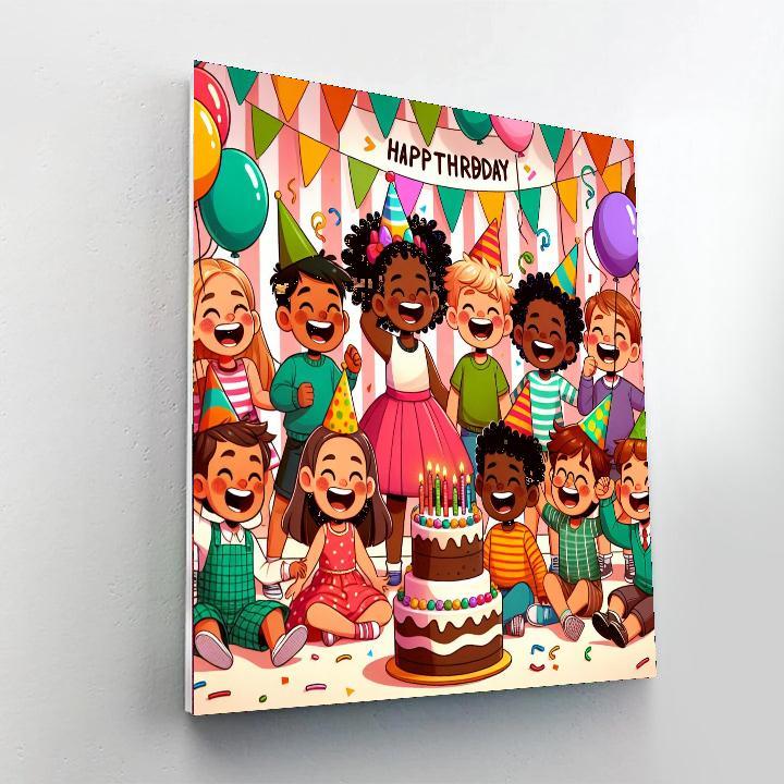 Giggle Party Painting Number Kit